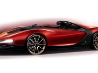 【ジュネーブモーターショー13】ピニンファリーナのコンセプトカー、セルジオ…イメージスケッチ公開 画像