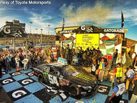 【NASCARネイションワイド 第2戦】トヨタ、カイル・ブッシュが今季初勝利 画像