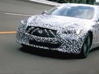 日産 スカイライン 後継、インフィニティ Q50…ベッテル選手が開発テスト［動画］ 画像
