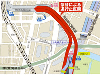 首都高八重洲線の長期通行止め期間が2カ月短縮、年内に終了 画像