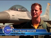 アメリカ空軍、アバロン航空ショーでF-16ファイティング・ファルコンを披露 画像