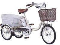 パナソニックサイクルテック、3輪タイプの電動アシスト自転車かろやかライフEBを発売 画像