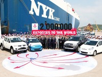 ミツビシ・モーターズ・タイランド、累計輸出台数200万台を達成 画像
