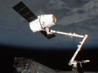 NASA、ISSにドッキング中のドラゴン補給船の地球帰還日を発表…当初より1日遅れの3月26日 画像