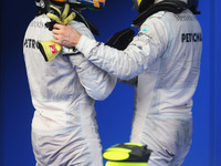 ハミルトン「ポディウムのこの場所はニコのものだ」 画像