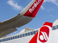 エアバス、ドイツのエア・ベルリングループに初のシャークレットを装備したA320を納入 画像