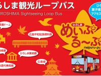 中国ジェイアールバス、広島観光ループバス「めいぷる～ぷ」を4月19日より運行 画像
