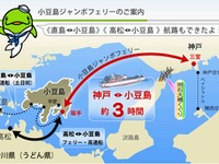 ジャンボフェリー、高松～小豆島の定期航路を4月24日開設 画像