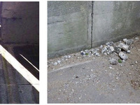 東名高速 静岡～焼津IC間の石脇高架橋でコンクリート片落下 画像