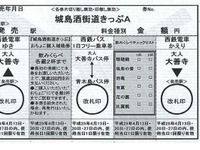 西鉄、6つの酒造とタイアップした「城島酒街道きっぷ」を期間限定で発売 画像