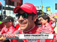 【INDYCAR 第3戦】予選トップ3のインタビュー 画像