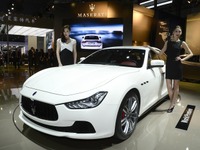【上海モーターショー13】マセラティ初のディーゼル、ギブリ 新型に…最大トルクは61.2kgm 画像