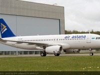 エアバス、カザフスタンのエア・アスタナにシャークレットを装備したA320を引き渡し 画像