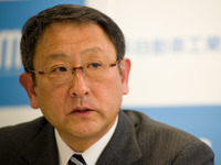 豊田自工会会長、為替は安定の実感がない 画像