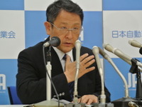 自工会豊田会長「国内市場の活性化に取り組んできたということに尽きる」 画像