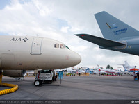 エアバス、ACJ318の居住性を欧州の航空機展示会で訴求 画像