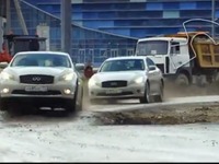 ベッテルとクルサード、建設中のロシアサーキットを攻める…インフィニティ［動画］ 画像