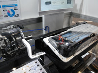 【人とくるまのテクノロジー13】日野がフルEVのコミュニティバスを出品 画像