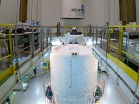 ESAのATV4号機「アルベルト・アインシュタイン」、6月6日の打上げに向けて準備中 画像