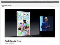 「iPhone導入以降、最大の変化」……アップル、iOS 7を発表! 画像