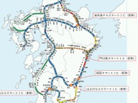 九州高速道路、国道へのスマートインターチェンジ、5ヶ所追加設置へ 画像