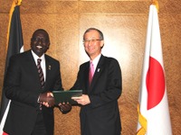 豊田通商の加留部社長、在名古屋ケニア共和国名誉領事に就任 画像