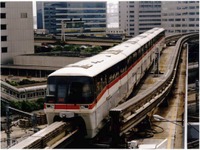 東京モノレール、1000形1編成を導入当時の塗装に復元 画像