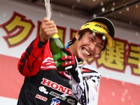 【全日本MX 第5戦】ホンダ、小方誠がヒート2で2位表彰台 画像