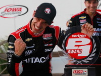 【INDYCAR 第10戦】カストロネベス、ペナルティで11位スタート…琢磨も17番手スタートに 画像