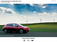 日産自動車、サステナビリティレポート2013を発行 画像
