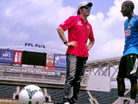 【INDYCAR】フランキッティ、メジャー・リーグ・サッカーのフィラデルフィア・ユニオンを訪問 画像