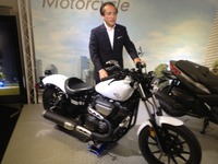 ヤマハ発動機 柳社長、3輪バイクなど「新規製品はグローバルに展開したい」 画像