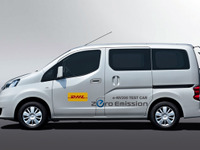 日産、e-NV200 の実証運行をDHLジャパンと協働で開始 画像