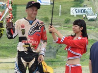 【全日本MX 第6戦】ホンダ、成田亮が総合3位 画像