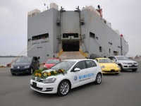 VWグループ ジャパン、VW車の輸入累計100万台目の陸揚げを公開 画像