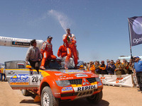 【クロスカントリー チュニジア】三菱アルファンが初優勝 画像