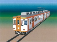 一畑電車の2100系イベント車両が完成…8月10日に記念運行を実施 画像
