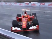 小林可夢偉、フェラーリF1でクラッシュ…モスクワ［動画］ 画像