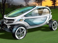 メルセデスベンツ、未来のゴルフカート提案…ゴルファーのための小型EV 画像