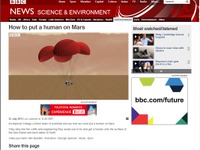 BBC 有人火星飛行への疑問に物理学者が答えるツイッターイベントを24日夜実施 画像