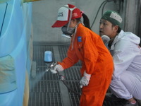環境にも人にも優しい水性塗料、塗装体験で認知浸透へ…宇都宮市、BASF、ホンダボディサービス栃木 画像