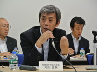 いすゞ片山専務、国内トラック市場「しばらくは強いものがある」 画像