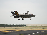 F-35Bが500回目の垂直着陸を完了 画像