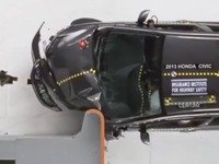 【IIHS衝突安全】ホンダ シビック が新スモールオーバーラップテスト…小型車唯一の最高評価［動画］ 画像