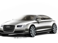 【フランクフルトモーターショー13】アウディ A8 改良新型、イメージスケッチを公開 画像