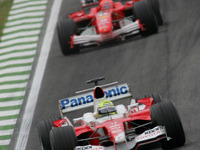 【トヨタF1】ラルフ、危険動作で順位降格 画像