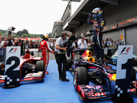 【F1 ベルギーGP】ベッテルがハミルトンを逆転し今季5勝目 画像