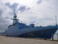タイ海軍の国産監視船就役 画像
