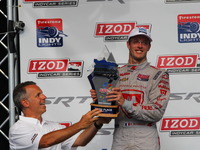 【INDYCAR 第16戦】ブルデー、19ポジションを駆け上がって表彰台獲得 画像