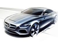 【フランクフルトモーターショー13】メルセデス Sクラス 新型に クーペコンセプト…イメージスケッチ公開 画像